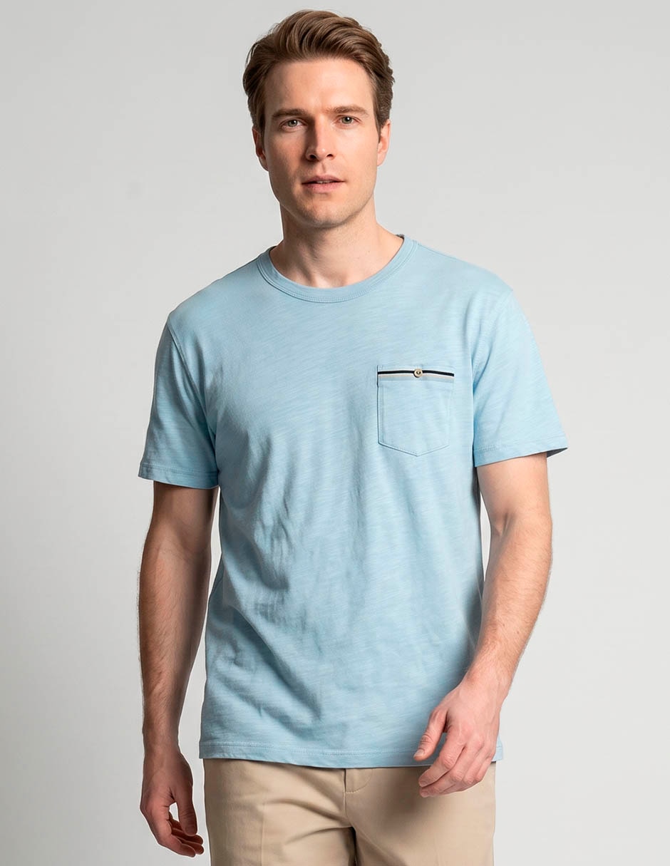 Playera cuello redondo para hombre 1