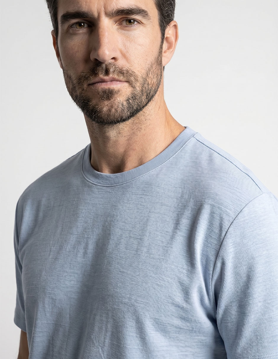 Playera cuello redondo para hombre