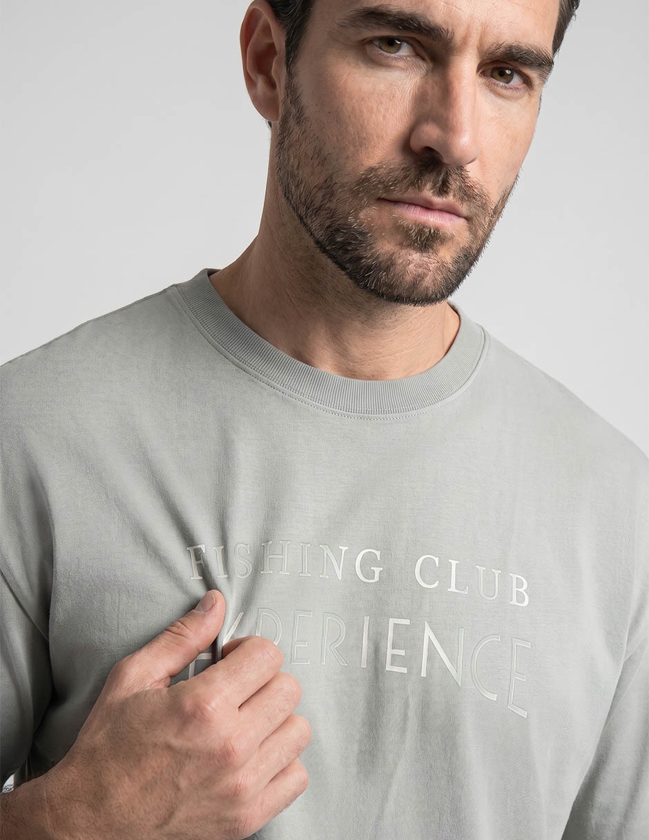 Playera cuello redondo para hombre