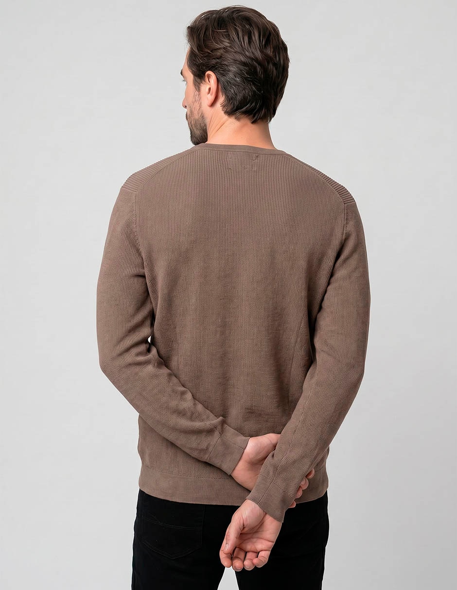 Suéter cuello redondo para hombre 2