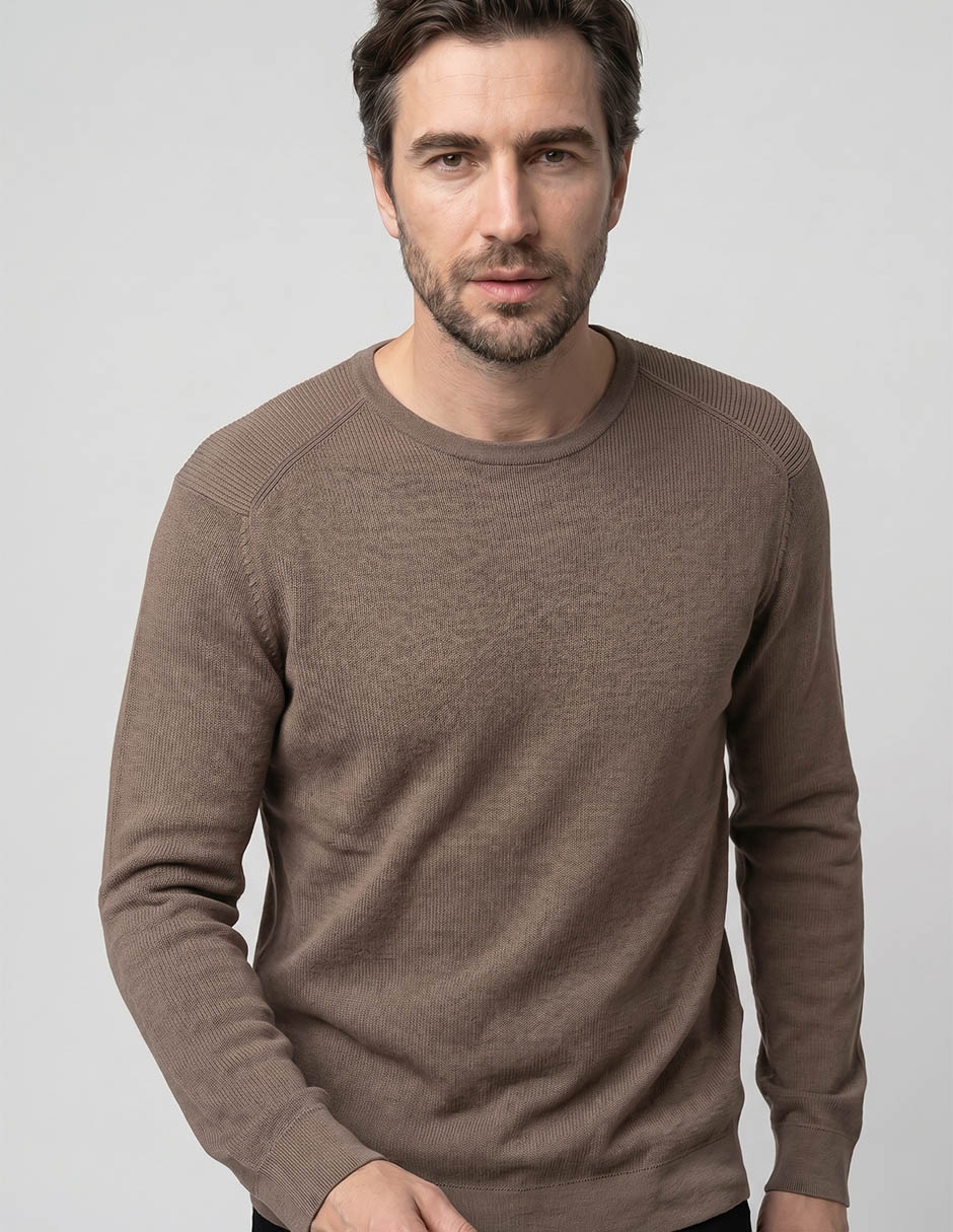 Suéter cuello redondo para hombre 3