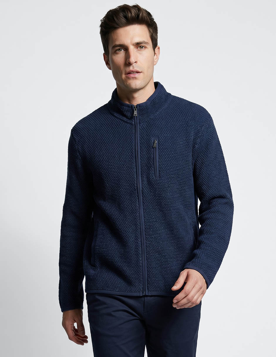 Chamarra casual con bolsillos para hombre Chamarra casual con bolsillos para hombre