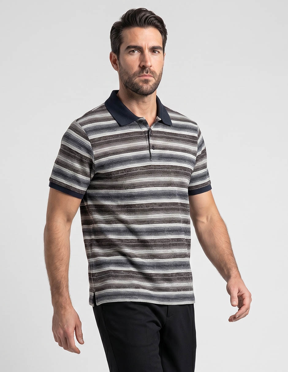 Playera cuello polo para hombre