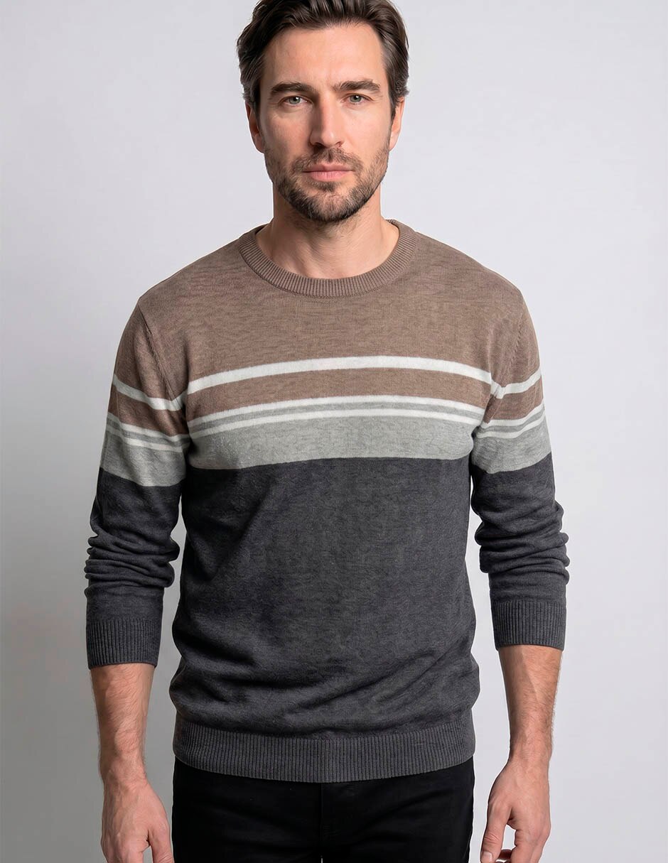 Suéter cuello redondo para hombre 3