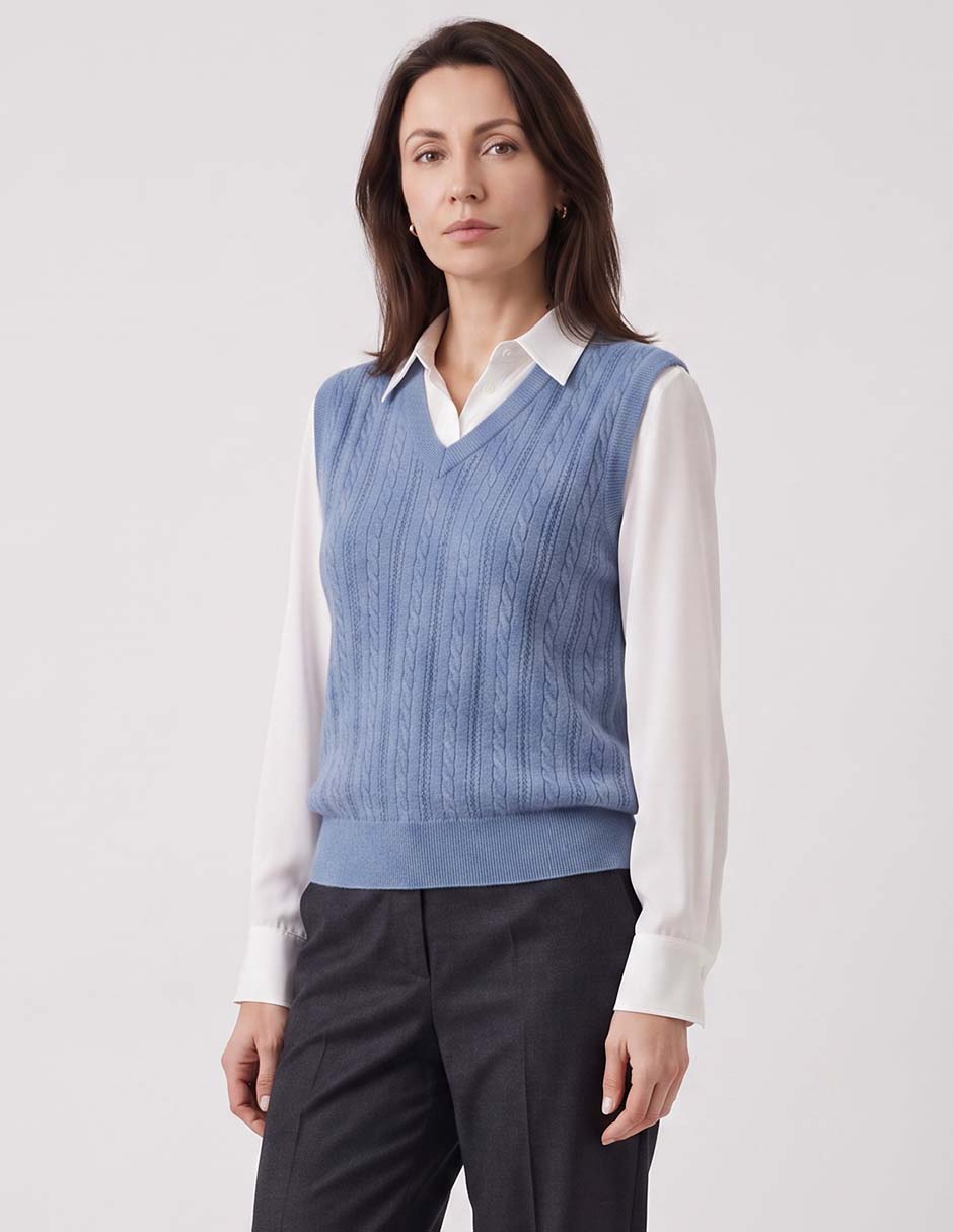 Chaleco trenzado para hombre Chaleco trenzado para hombre