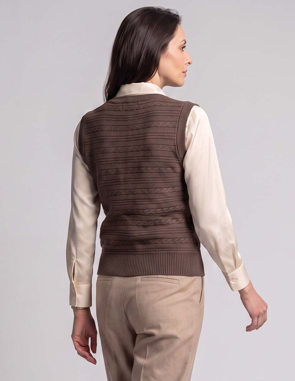 Chaleco trenzado para hombre 2