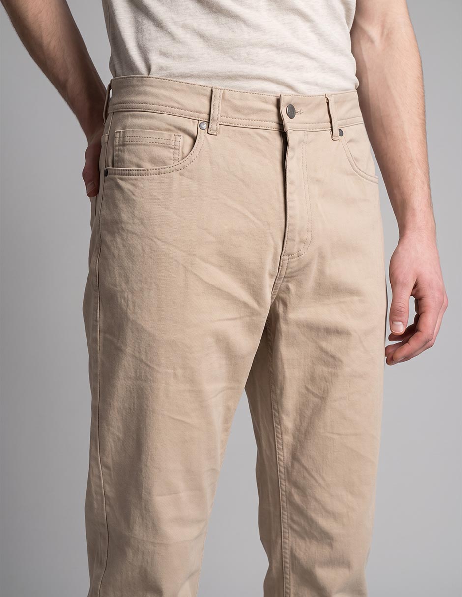 Pantalón slim de algodón para hombre 6