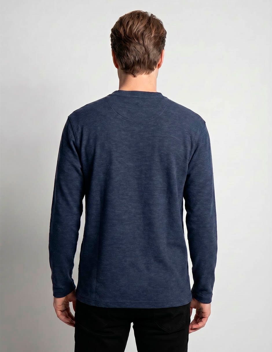 Playera cuello con botón para hombre 2