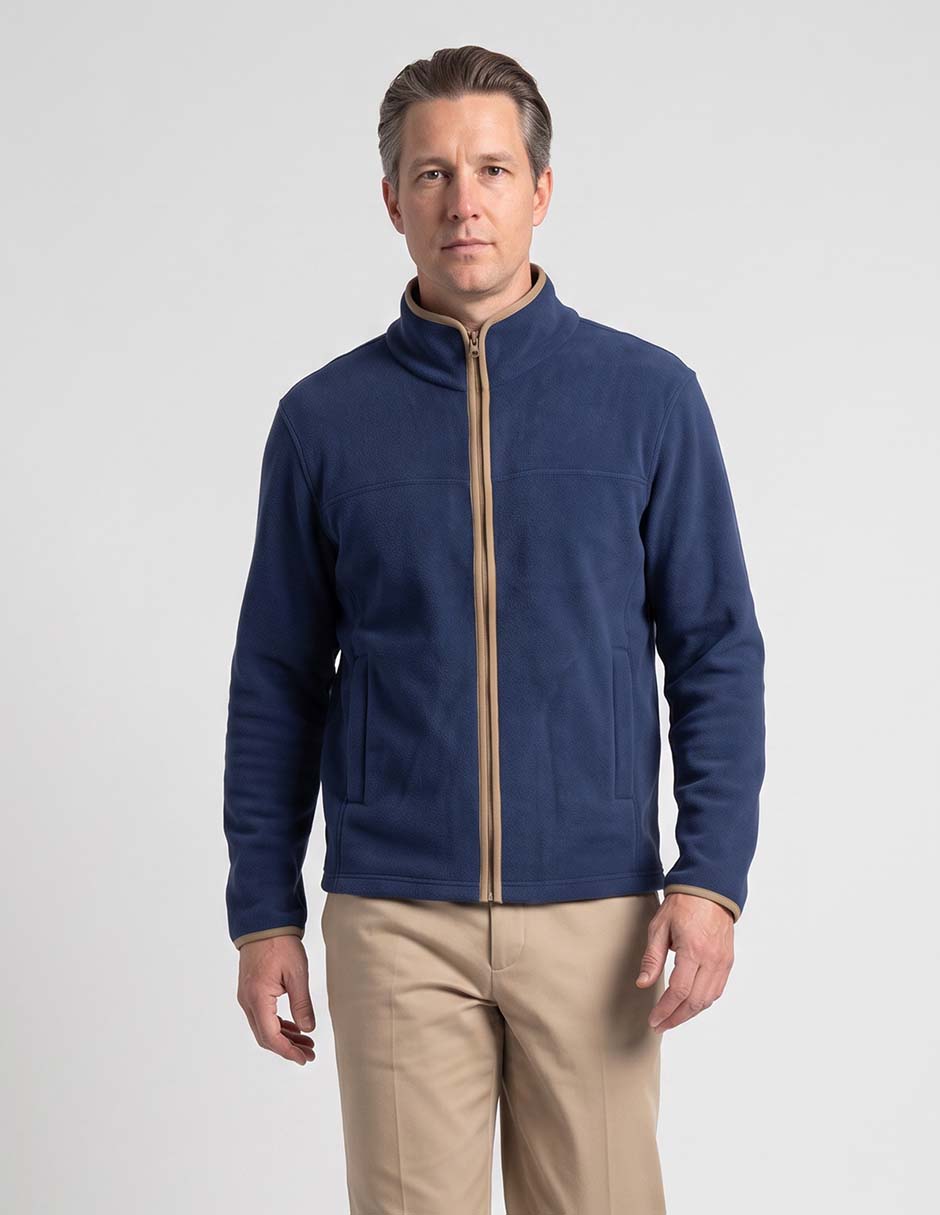 Chamarra casual con bolsillos para hombre Chamarra casual con bolsillos para hombre