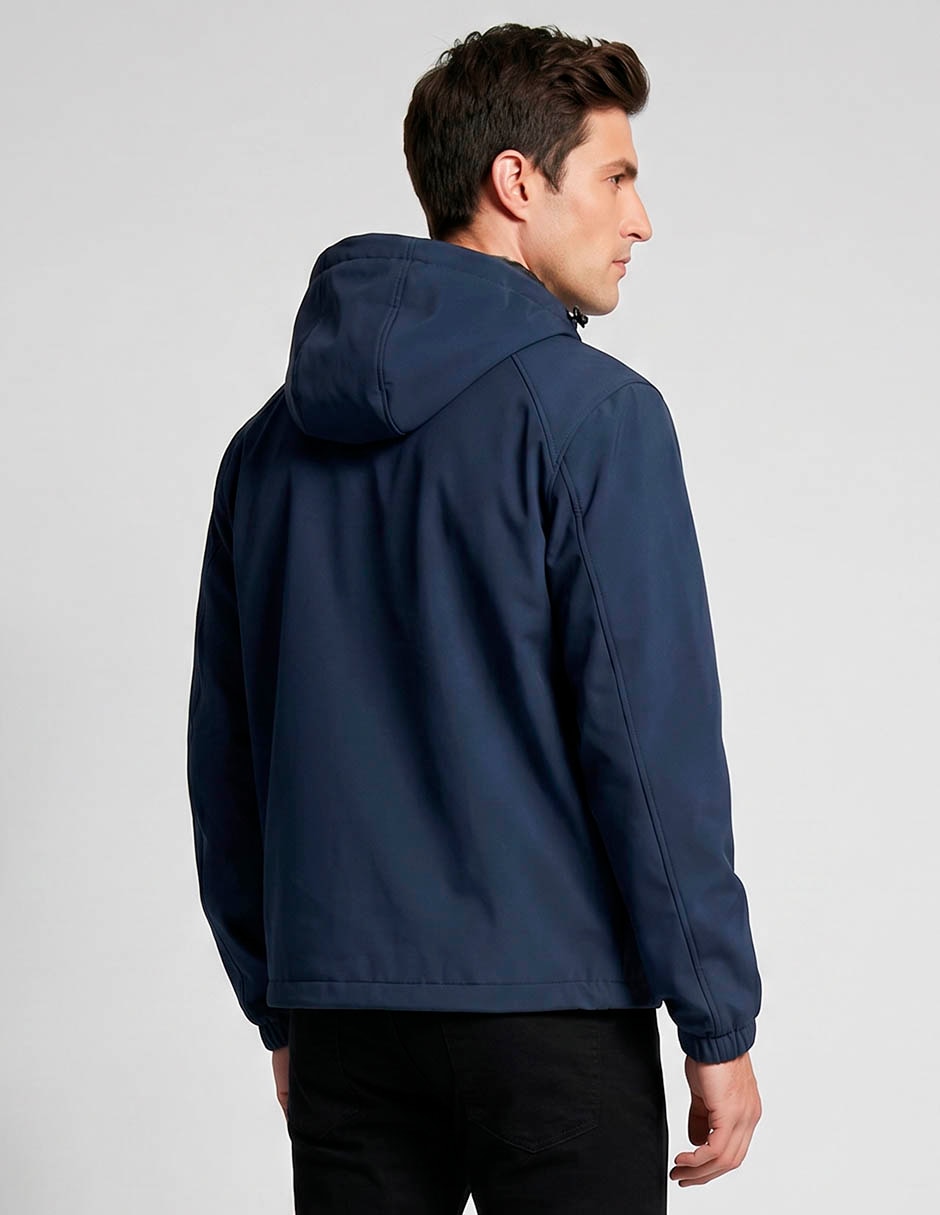 Chamarra casual con bolsillos para hombre 2