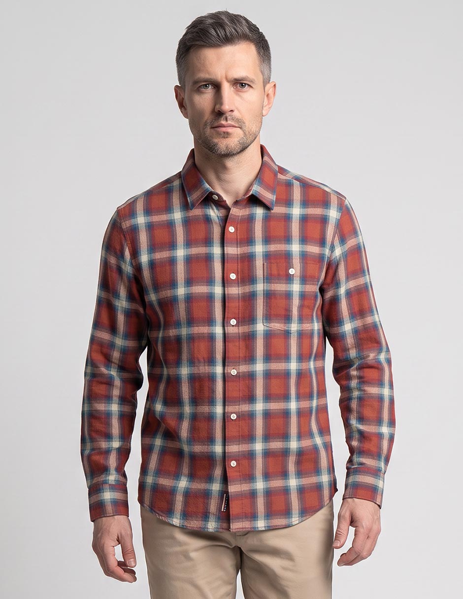 Camisa casual manga larga para hombre Camisa casual manga larga para hombre