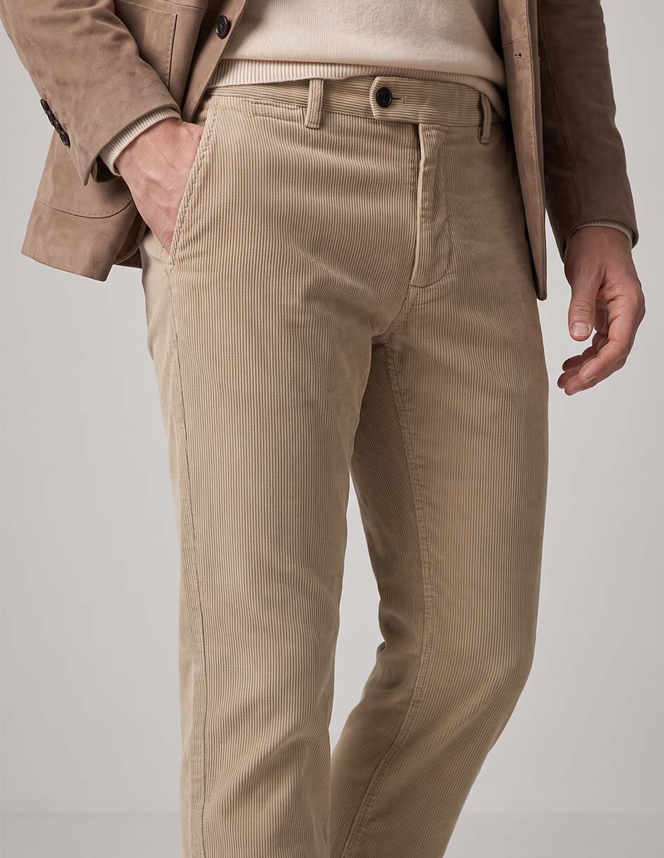 Pantalón chino slim de algodón para hombre 5