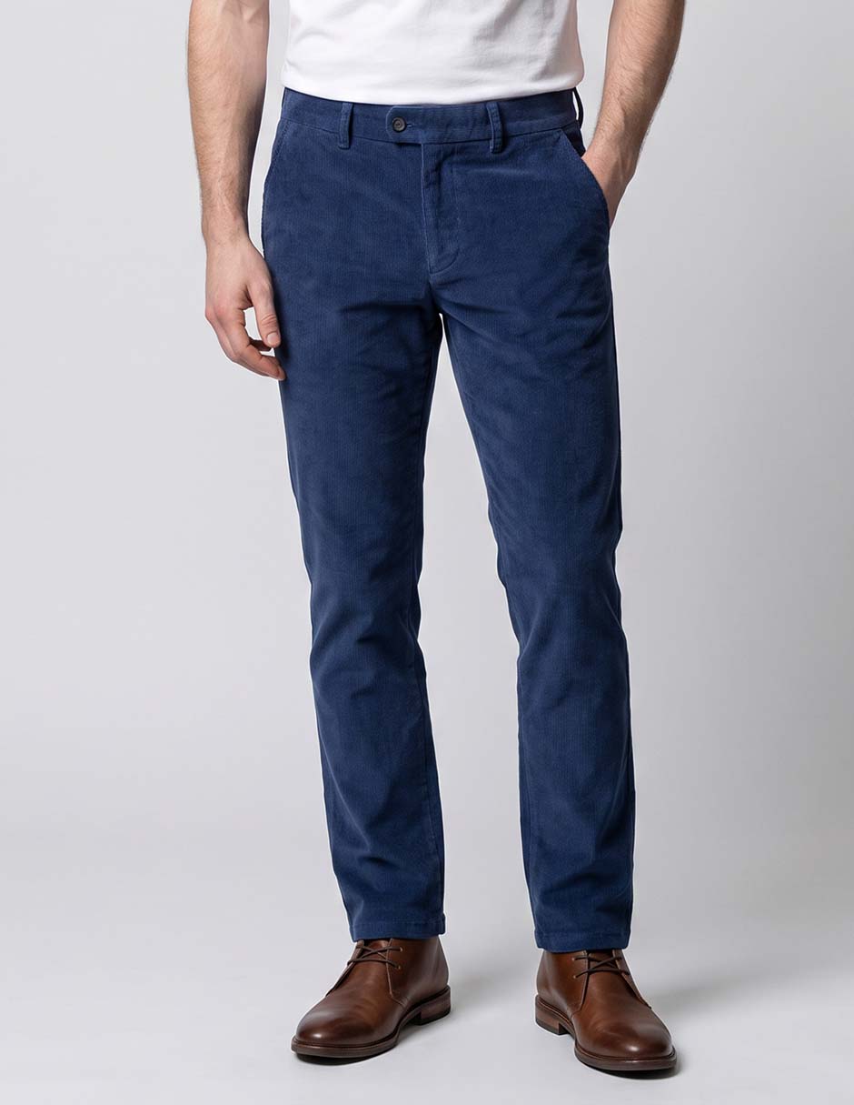 Pantalón chino slim de algodón para hombre Pantalón chino slim de algodón para hombre