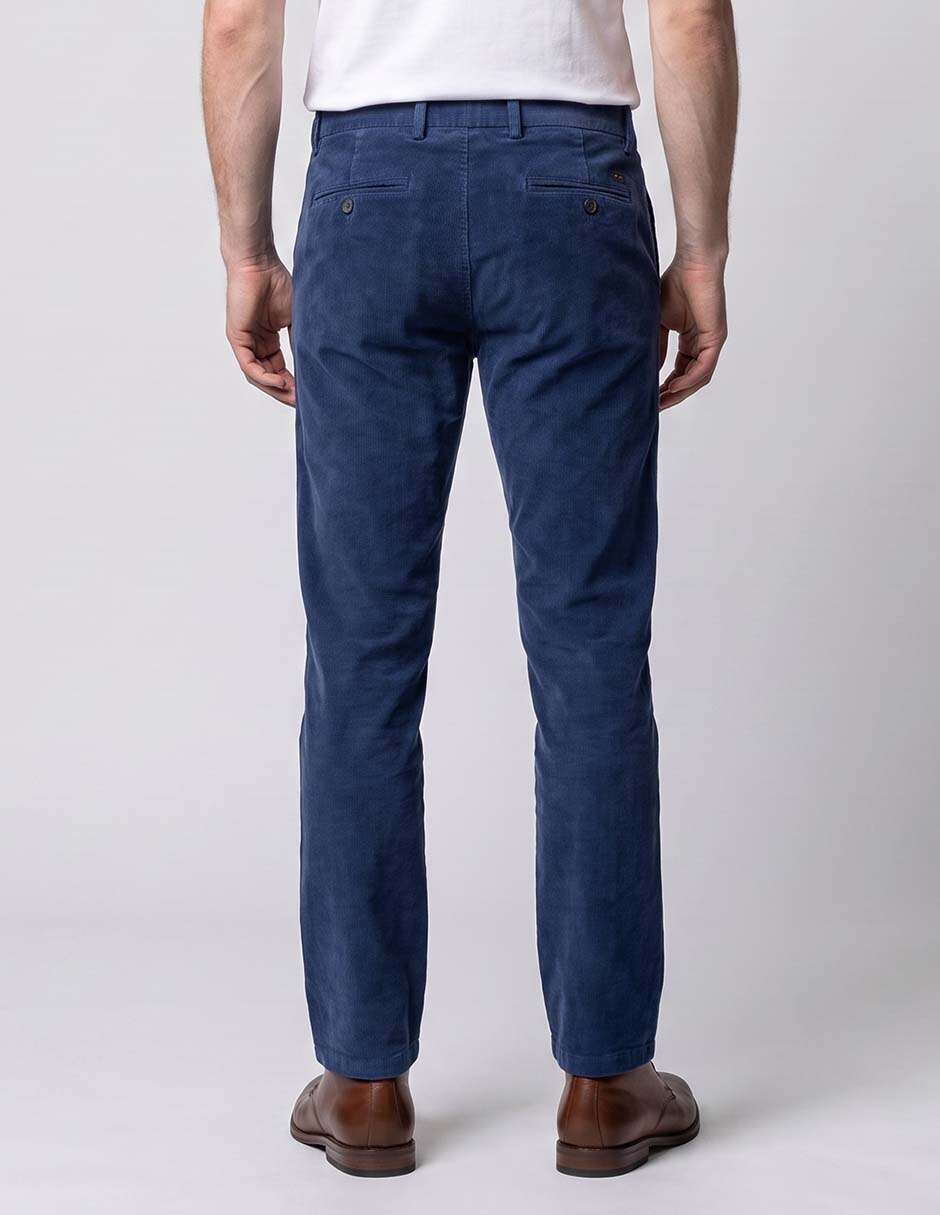 Pantalón chino slim de algodón para hombre 4
