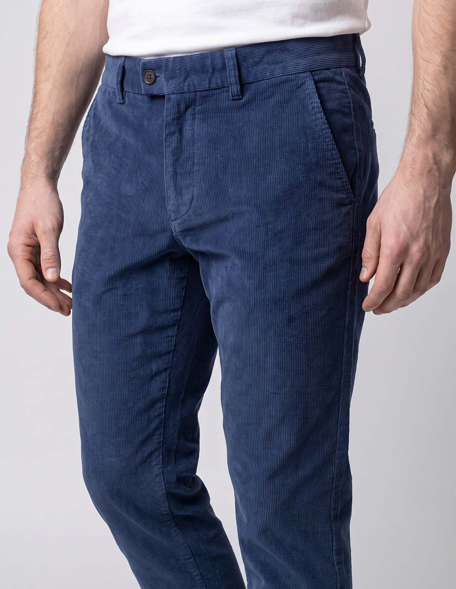 Pantalón chino slim de algodón para hombre 6