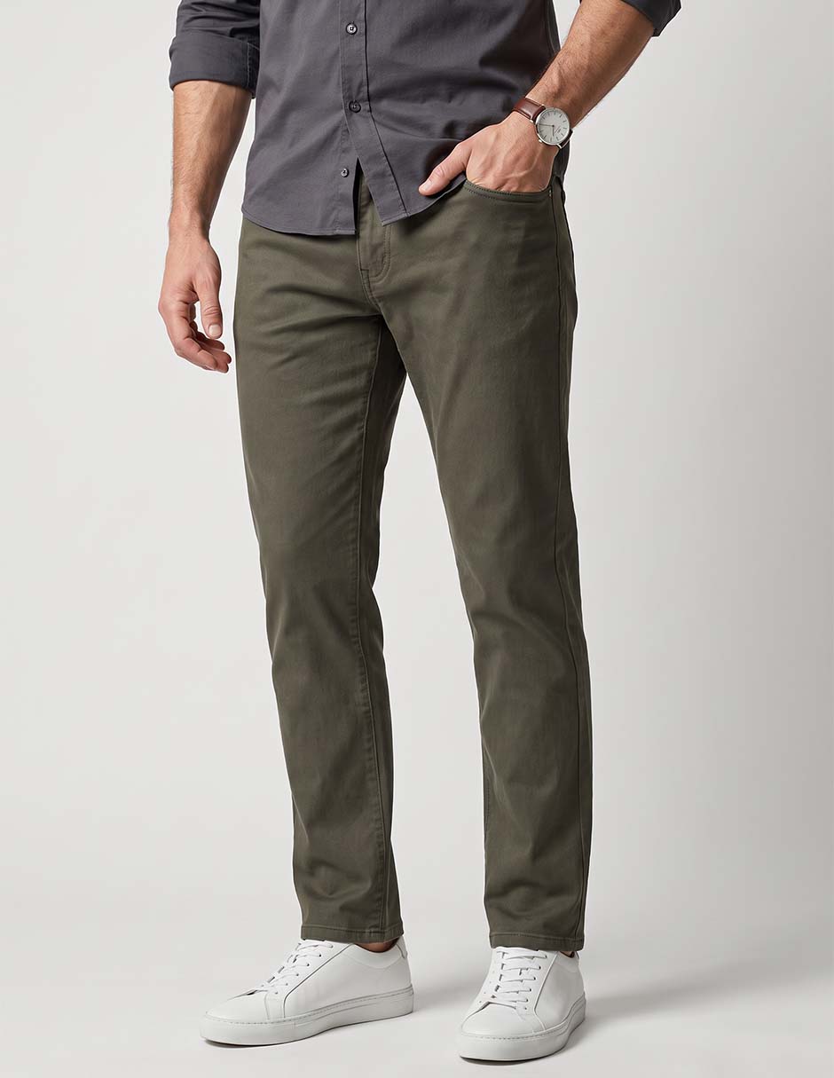 Pantalón chino regular para hombre Pantalón chino regular para hombre