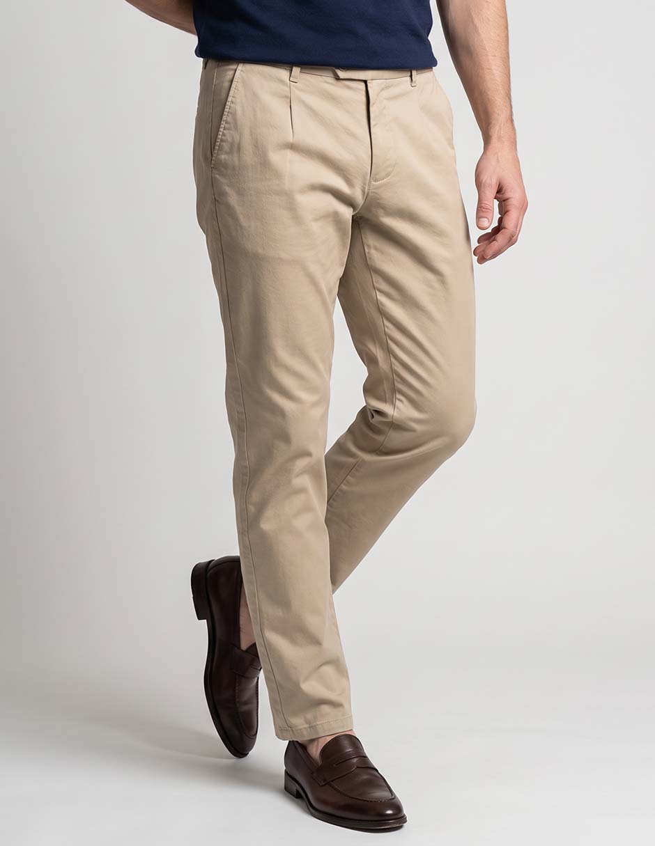 Pantalón chino regular para hombre Pantalón chino regular para hombre