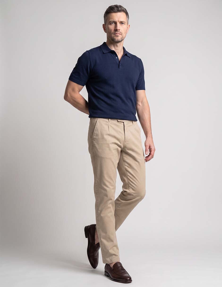 Pantalón chino regular para hombre 3