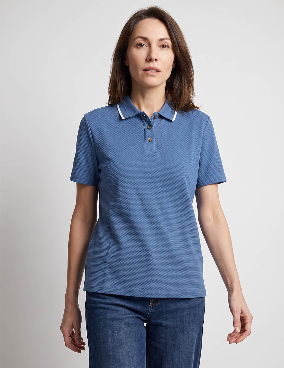 Playera cuello polo para hombre