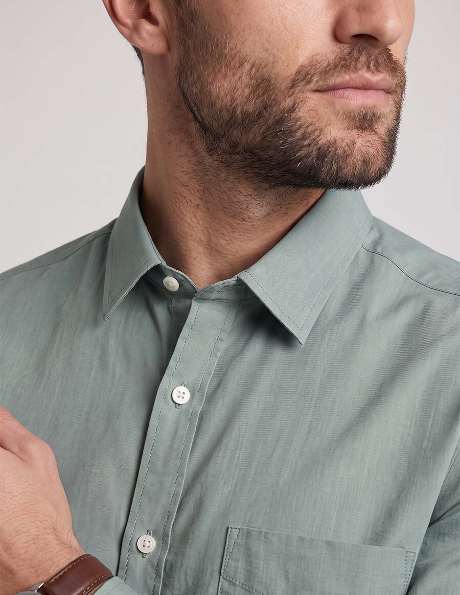 Camisa casual manga corta para hombre 3
