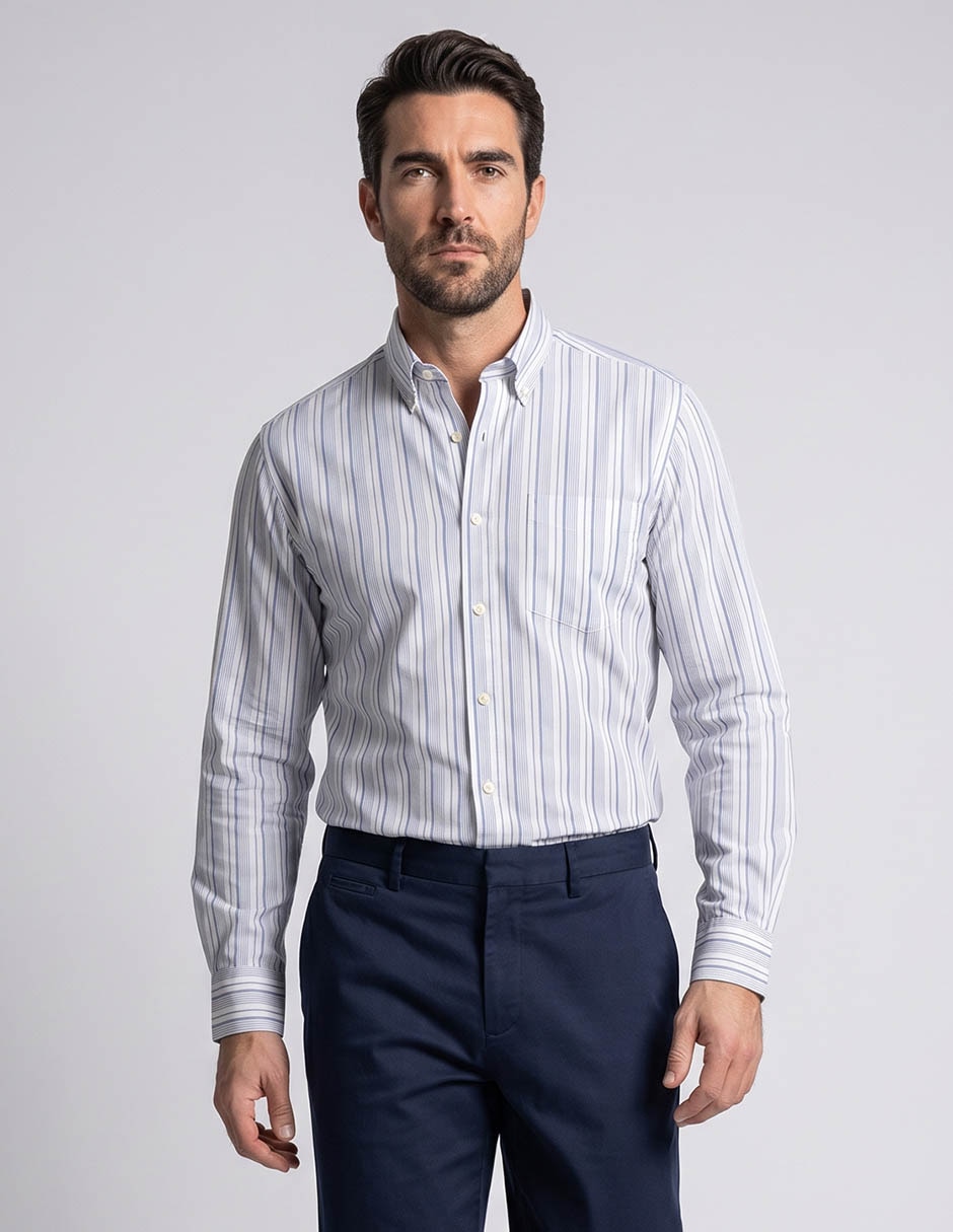 Camisa casual manga larga para hombre Camisa casual manga larga para hombre