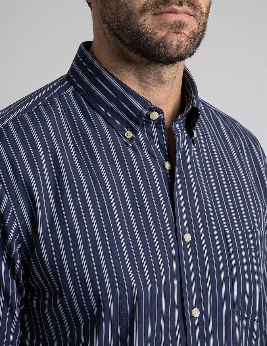 Camisa casual manga larga para hombre 3