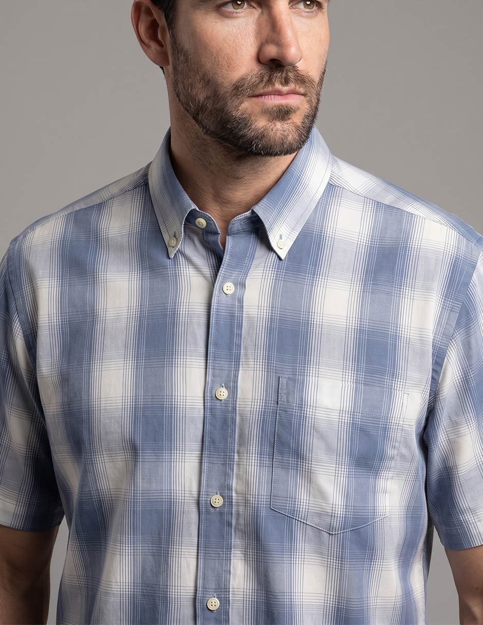 Camisa casual manga corta para hombre 3