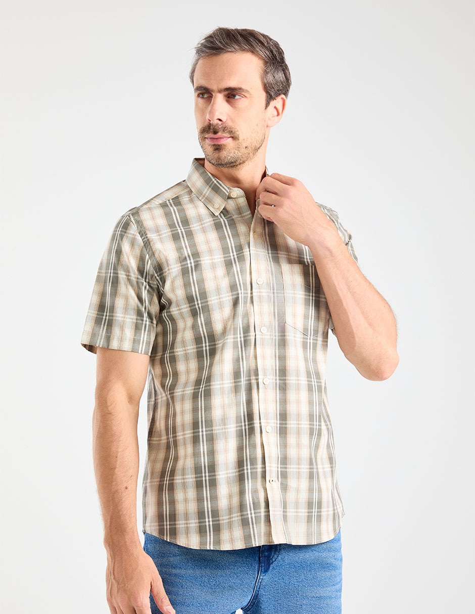 Camisa casual Weekend manga corta para hombre