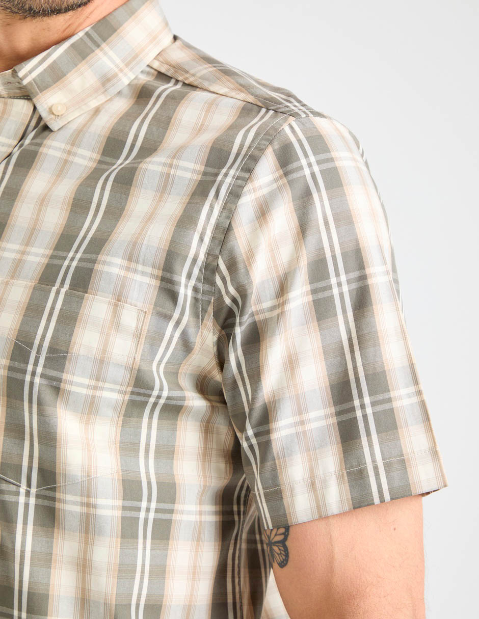 Camisa casual Weekend manga corta para hombre