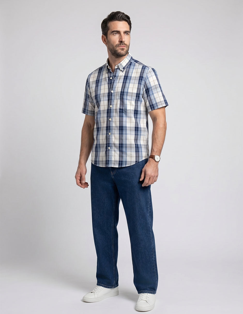 Camisa manga corta para hombre