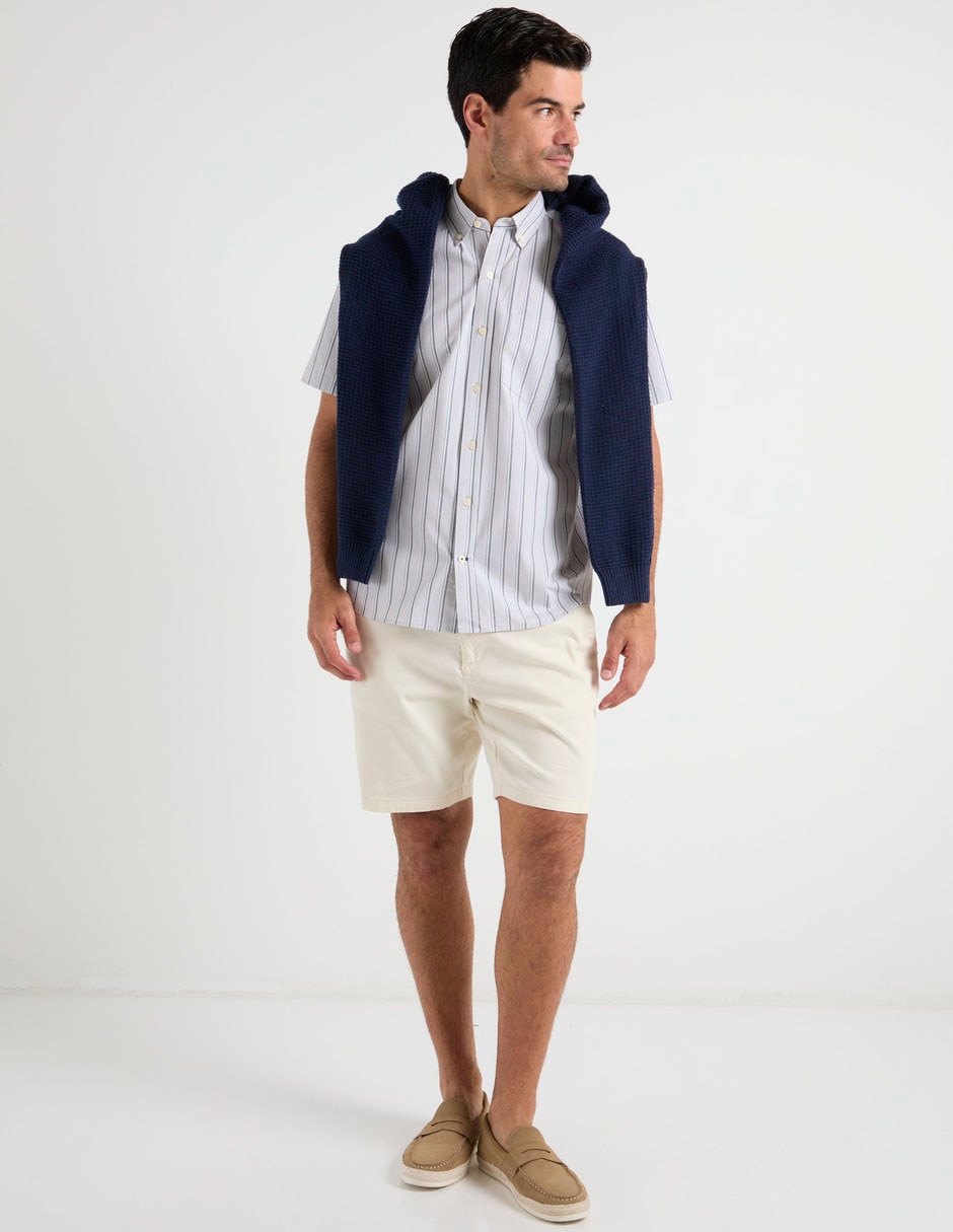 Camisa casual manga corta para hombre 3