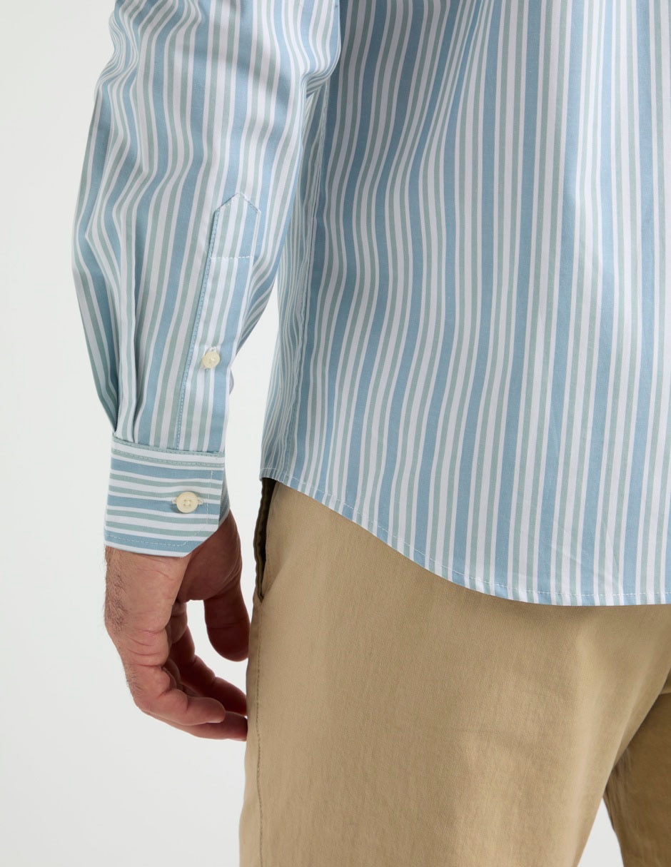Camisa casual Weekend de algodón manga larga para hombre