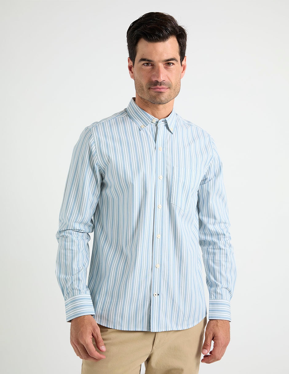 Camisa casual Weekend de algodón manga larga para hombre