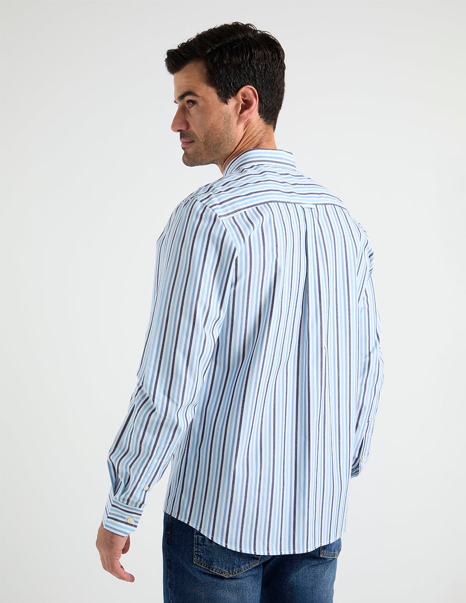 Camisa casual Weekend de algodón manga larga para hombre