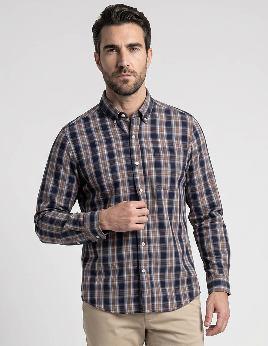 Camisa casual manga larga para hombre Camisa casual manga larga para hombre