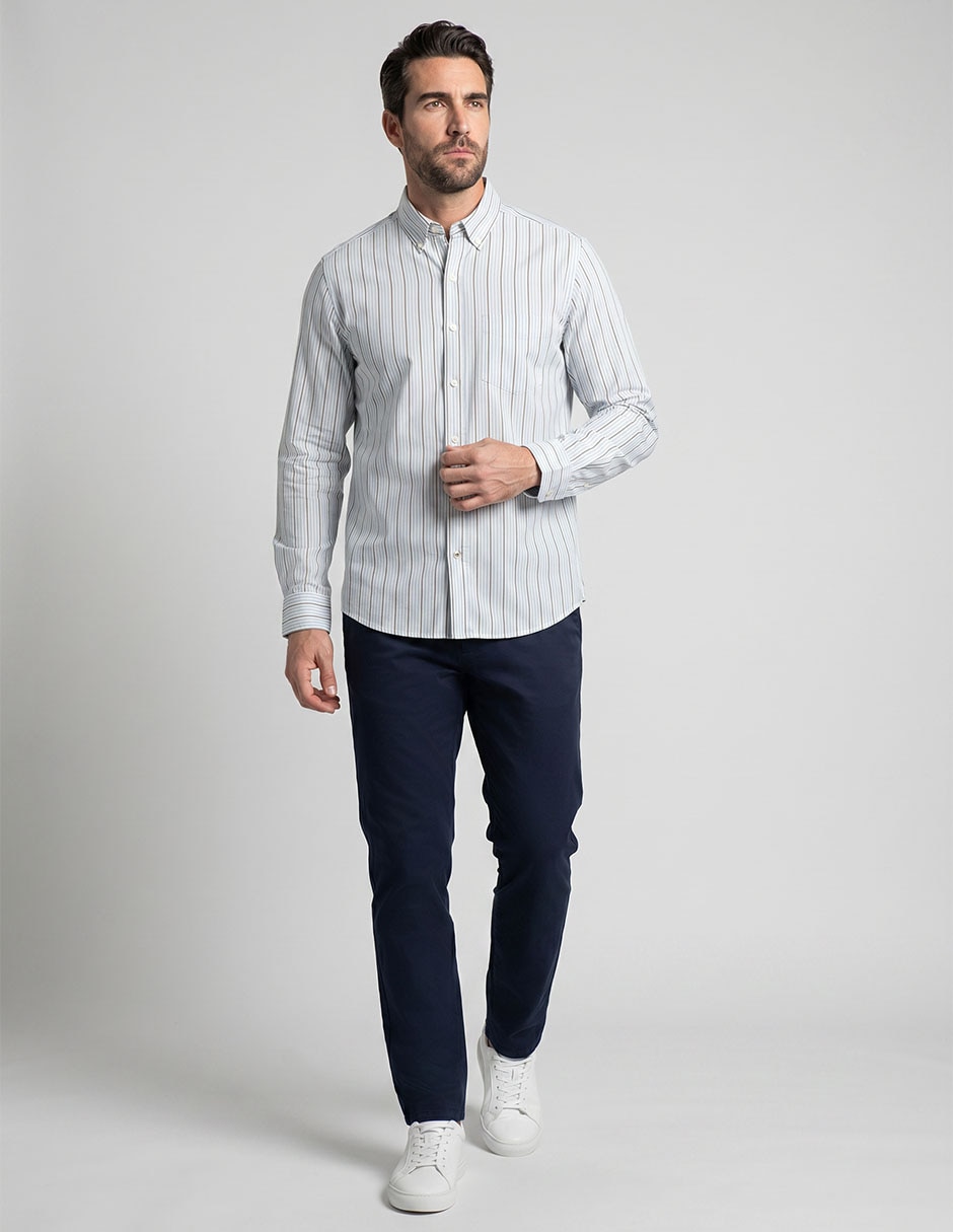 Camisa de vestir manga larga para hombre Camisa de vestir manga larga para hombre