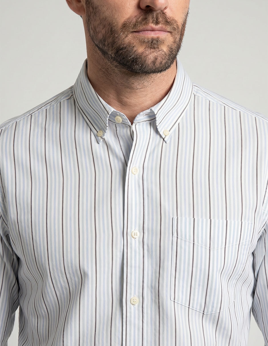 Camisa de vestir manga larga para hombre 2