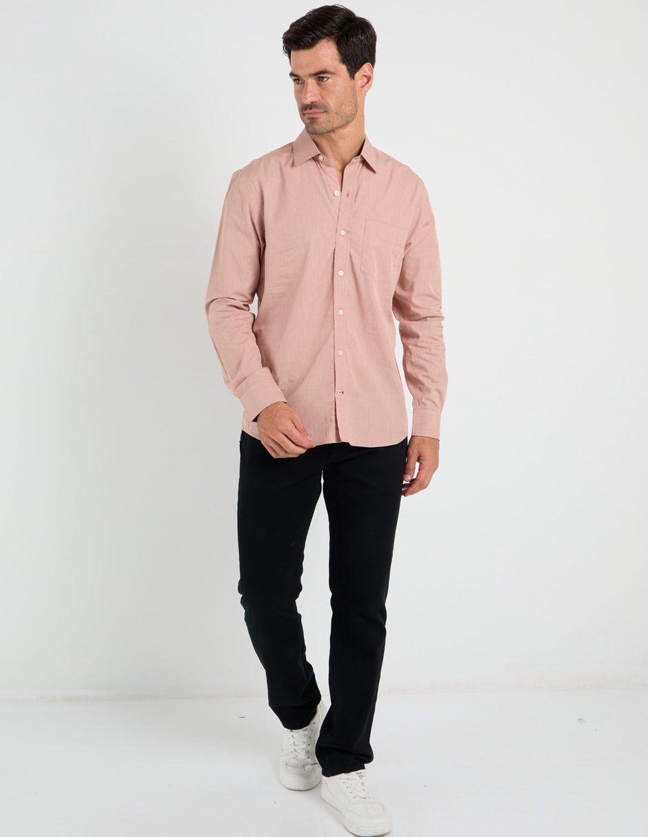 Camisa casual manga larga para hombre 3