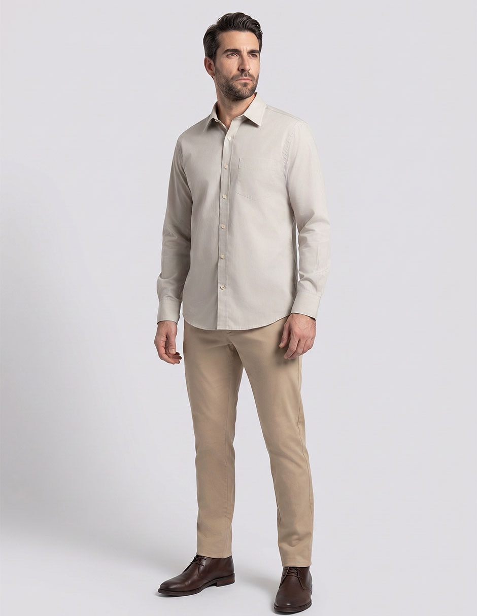 Camisa casual manga larga para hombre Camisa casual manga larga para hombre