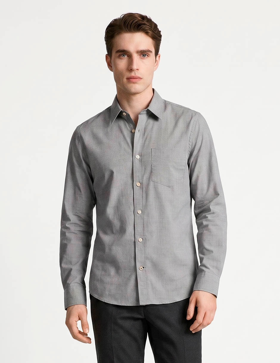 Camisa casual manga larga para hombre Camisa casual manga larga para hombre