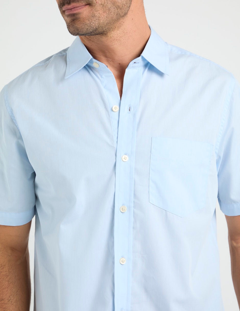 Camisa casual manga corta para hombre 4