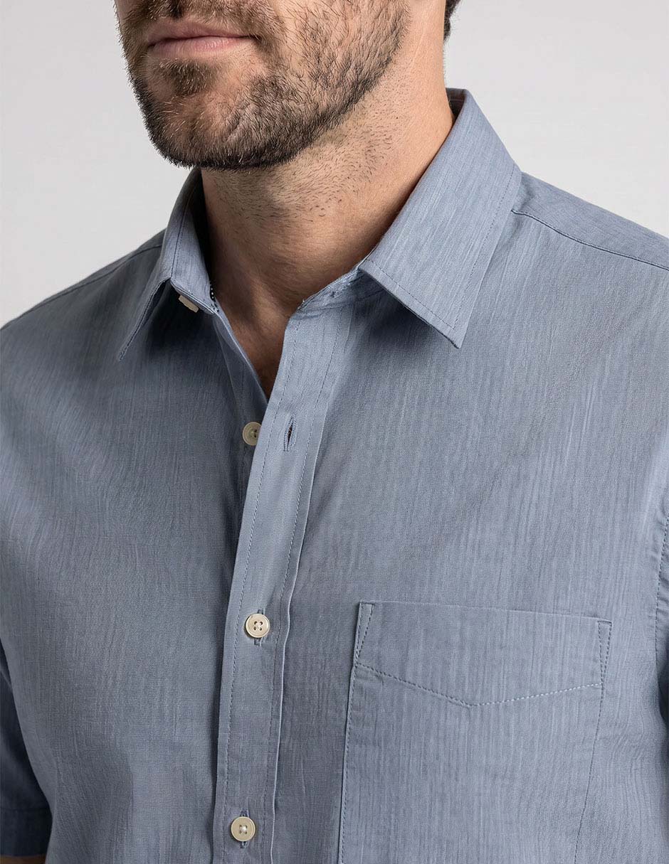 Camisa casual manga corta para hombre 3