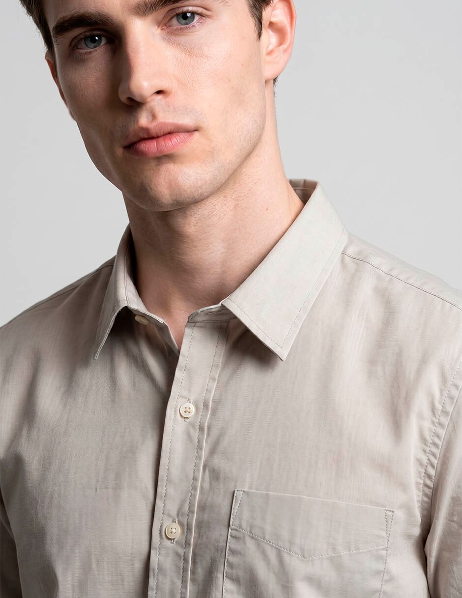 Camisa casual manga corta para hombre 3