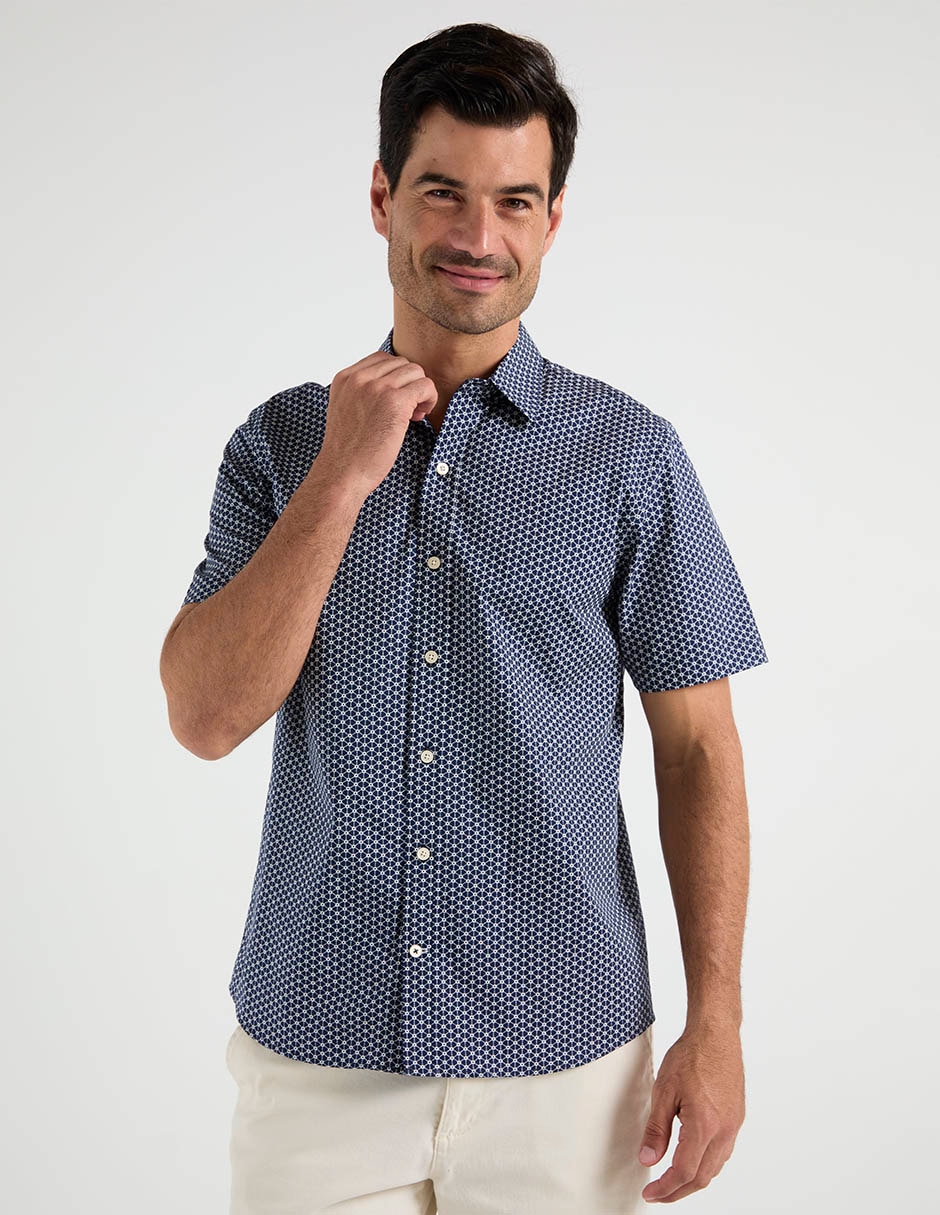 Camisa casual manga corta para hombre 2