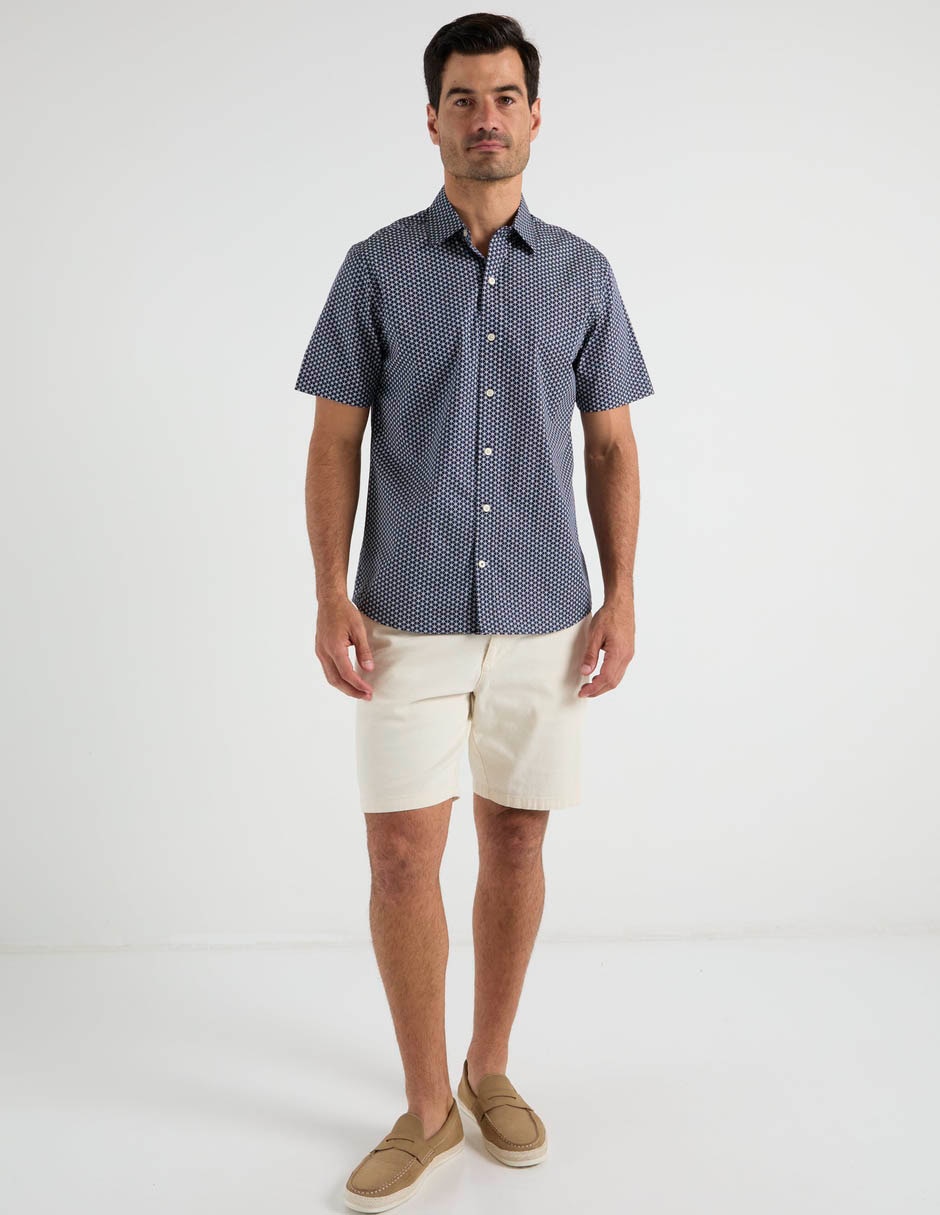 Camisa casual manga corta para hombre 3