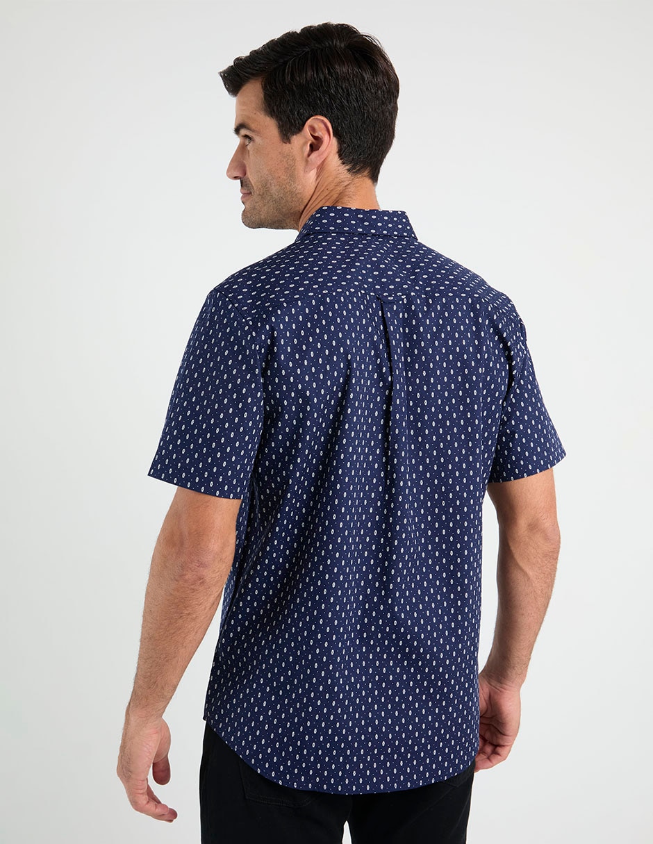 Casual casual de algodón manga corta para hombre 6