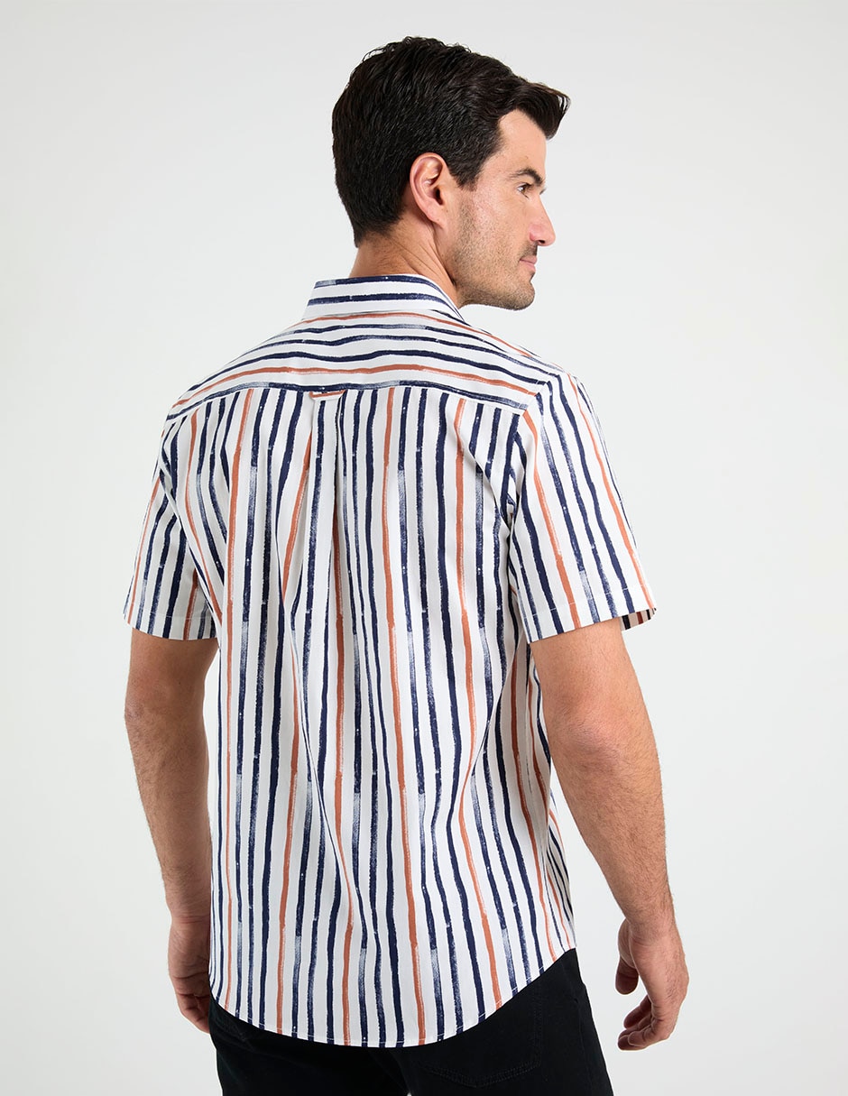 Camisa casual Weekend de algodón manga corta para hombre