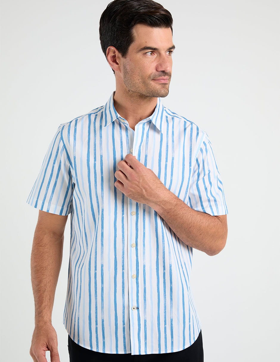 Camisa casual manga corta para hombre 2