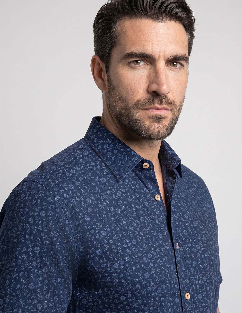 Camisa casual manga corta para hombre 2