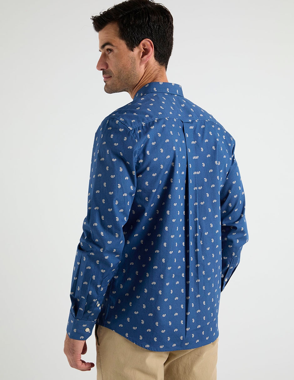 Camisa casual Weekend de algodón manga larga para hombre